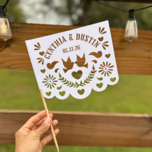Personalized Papel Picado for Centerpieces
